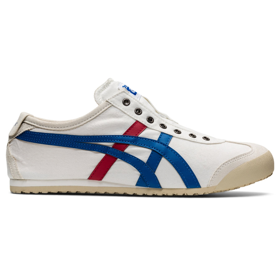 Onitsuka Tiger Mexico 66 Slip-On White/Tricolor — Unisex Slip-On Sneakers