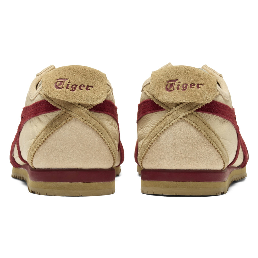 Onitsuka Tiger Mexico 66 SD VIN Beige/Beet Juice — Unisex Deluxe Leather Sneakers