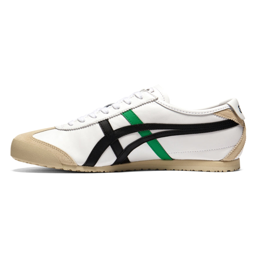 Onitsuka Tiger Mexico 66 White/Cilantro — Unisex Leather Sneakers