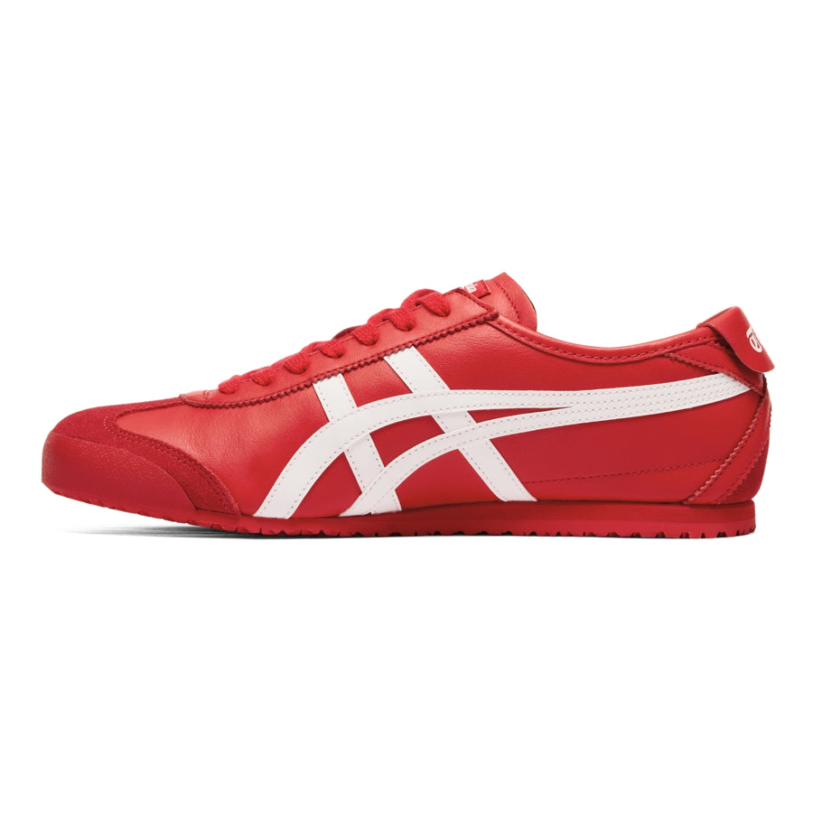 Onitsuka Tiger Mexico 66 Classic Red/White — Unisex Leather Sneakers