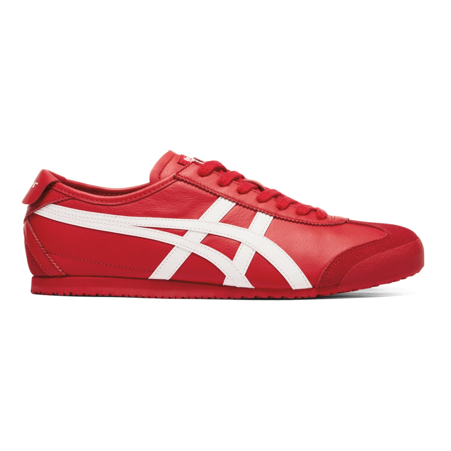 Onitsuka Tiger Mexico 66 Classic Red/White — Unisex Leather Sneakers