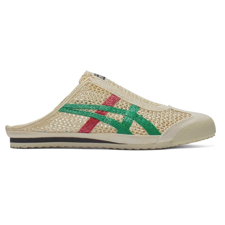 Onitsuka Tiger Mexico 66 Sabot Cream/Kale — Unisex Slip-On Mule Sneakers