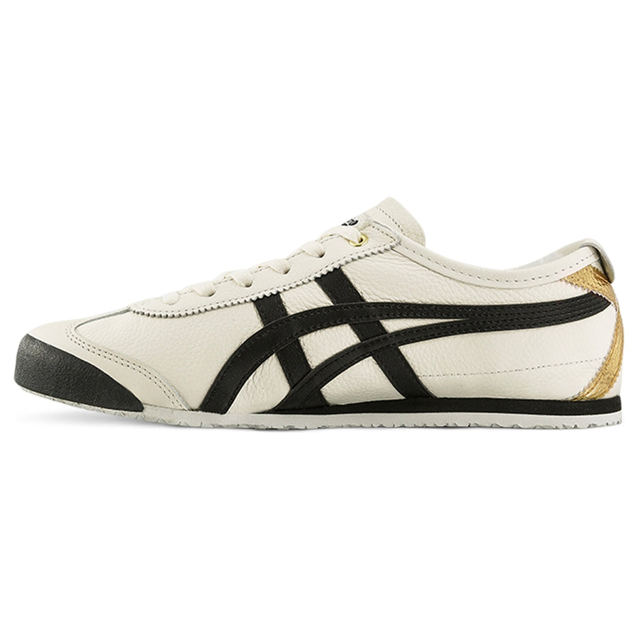 Onitsuka Tiger Mexico 66 Cream/Black — Unisex Leather Sneakers