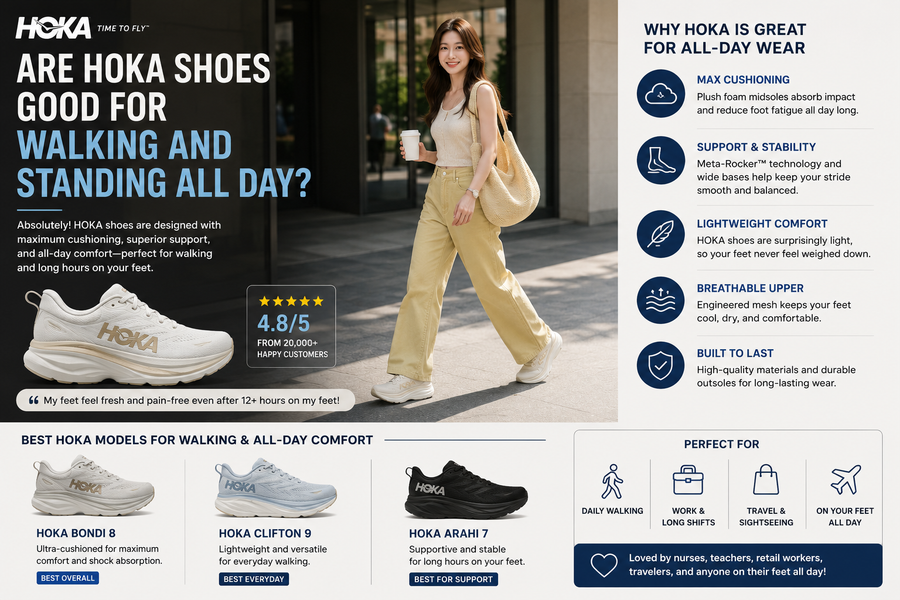 Are Hoka Shoes Good for Walking and Standing All Day?