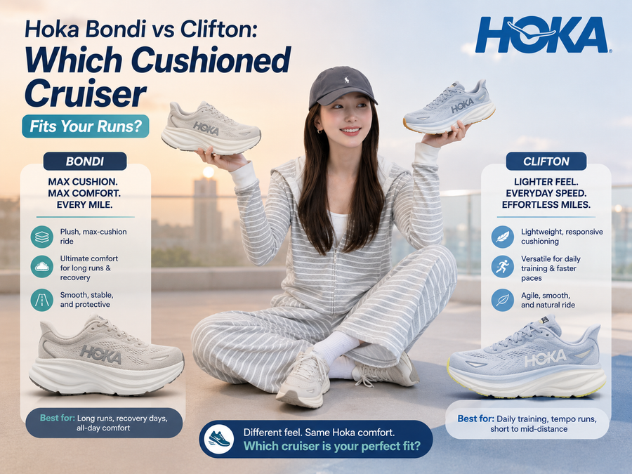 Hoka Bondi vs Clifton: Which Cushioned Cruiser Fits Your Runs?