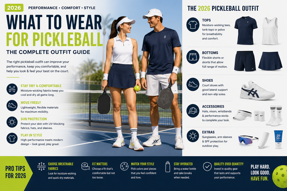 What to Wear for Pickleball in 2026: The Complete Outfit Guide