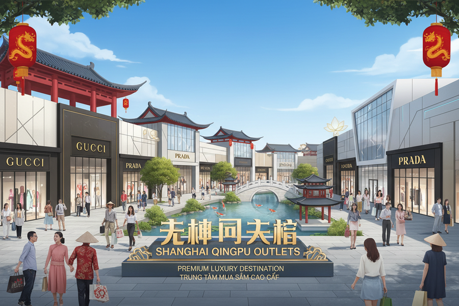Hướng dẫn mua hàng và hoàn thuế tại Shanghai Qingpu Outlets (Thượng Hải, Trung Quốc)