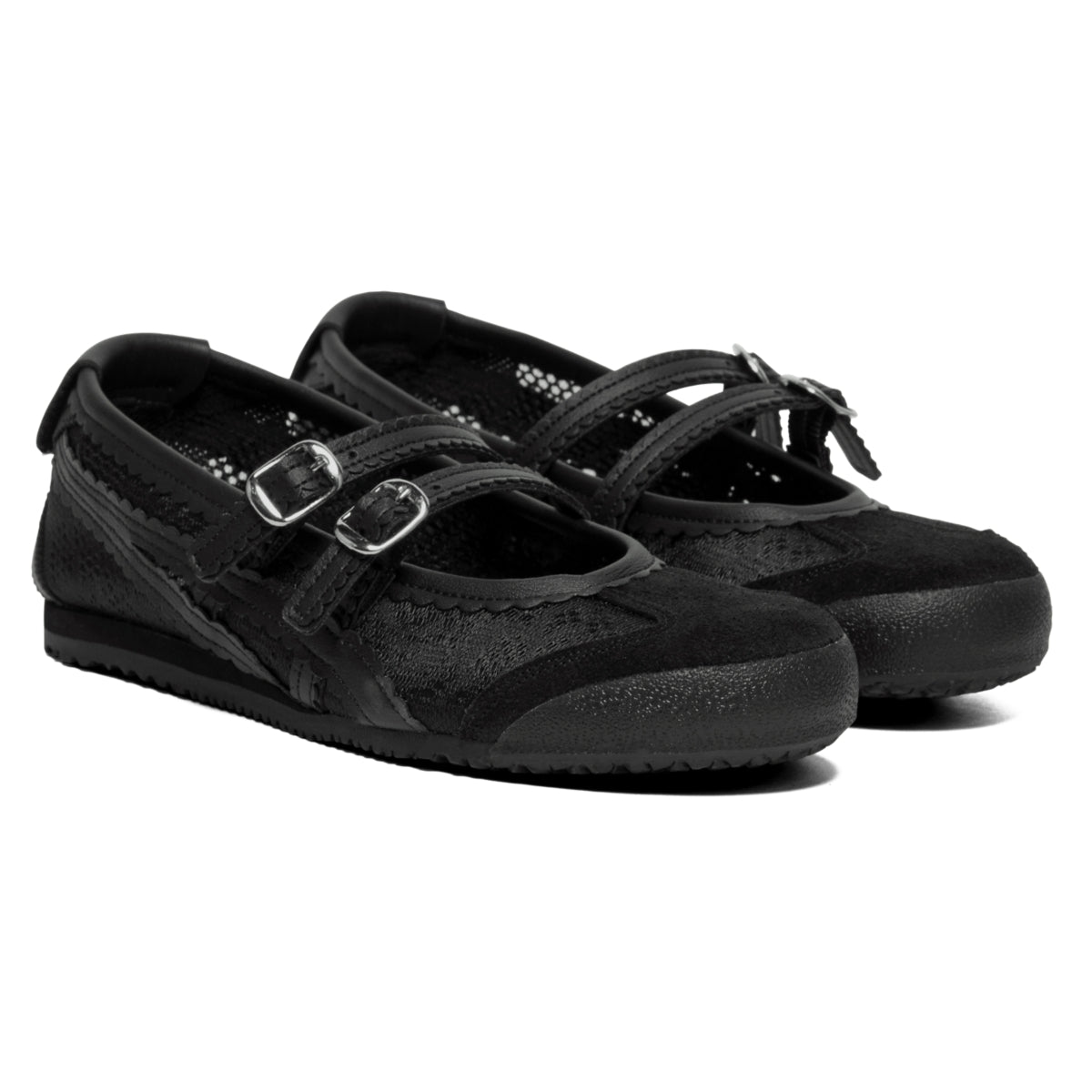 Onitsuka Tiger Mexico 66 TGRS Black — Unisex Leather Sneakers