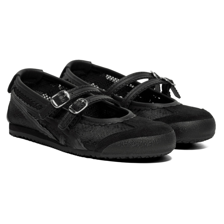 Onitsuka Tiger Mexico 66 TGRS Black — Unisex Leather Sneakers
