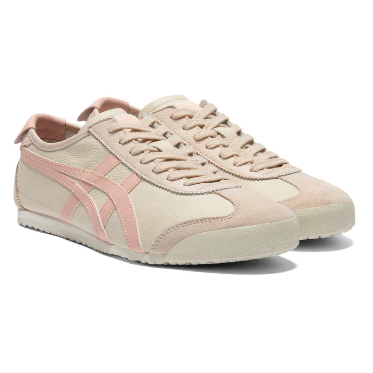 Onitsuka Tiger Mexico 66 Oatmeal/Ginger Peach — Unisex Leather Sneakers
