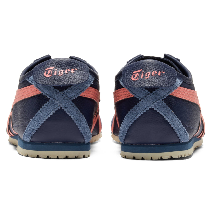 Onitsuka Tiger Mexico 66 Peacoat/Guava — Unisex Leather Sneakers