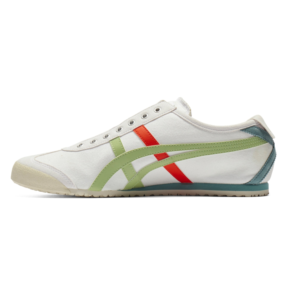 Onitsuka Tiger Mexico 66 Slip-On White/Jade — Unisex Slip-On Sneakers