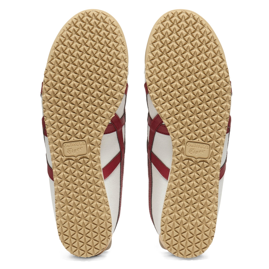 Onitsuka Tiger Mexico 66 Slip-On Off-White/Beet Juice — Unisex Slip-On Sneakers