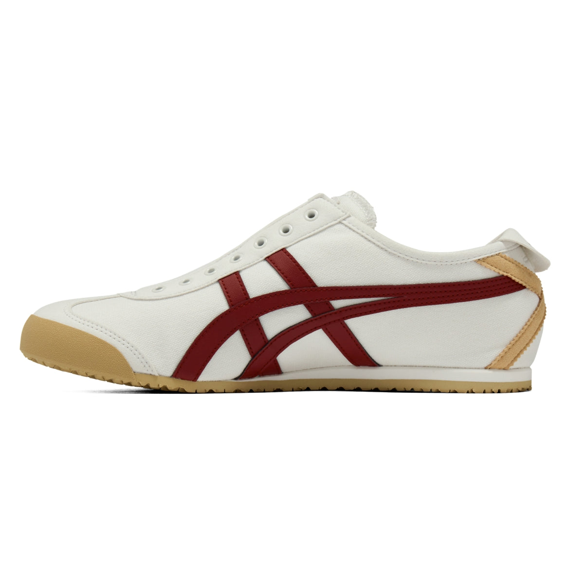 Onitsuka Tiger Mexico 66 Slip-On Off-White/Beet Juice — Unisex Slip-On Sneakers