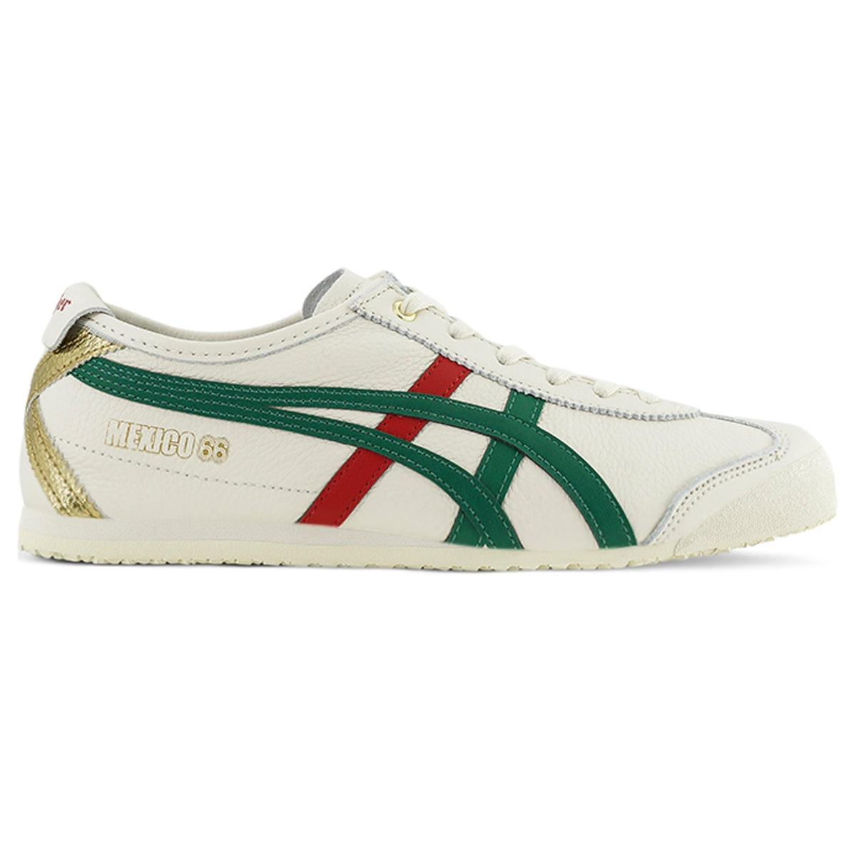 Onitsuka Tiger Mexico 66 Birch/Kale — Unisex Leather Sneakers