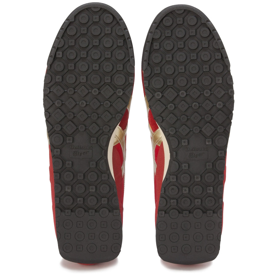 Onitsuka Tiger Ultimate 81 NM Classic Red/Pure Gold — Unisex Nippon Made Sneakers