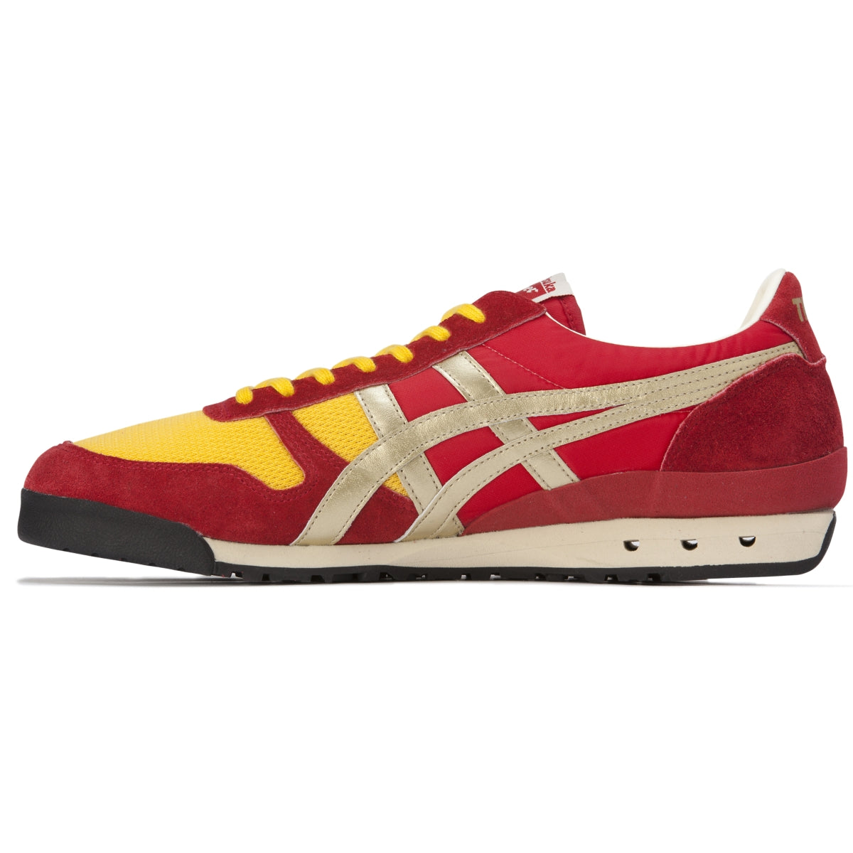 Onitsuka Tiger Ultimate 81 NM Classic Red/Pure Gold — Unisex Nippon Made Sneakers
