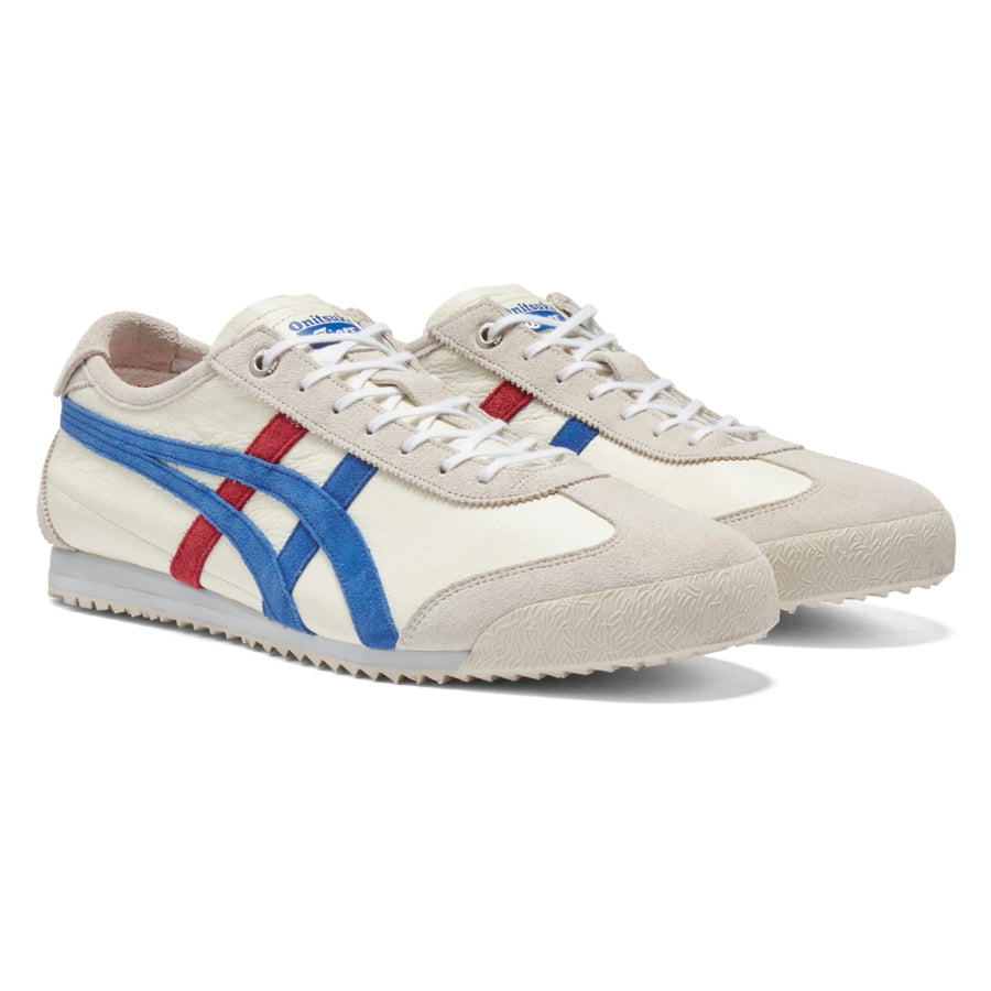 Onitsuka Tiger Mexico 66 SD VIN White/Directoire Blue — Unisex Deluxe Leather Sneakers