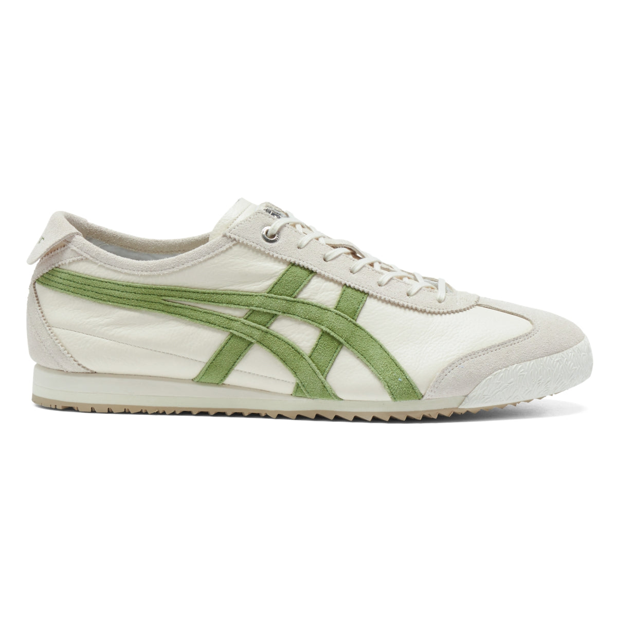 Onitsuka Tiger Mexico 66 SD VIN Birch/Green — Unisex Deluxe Leather Sneakers