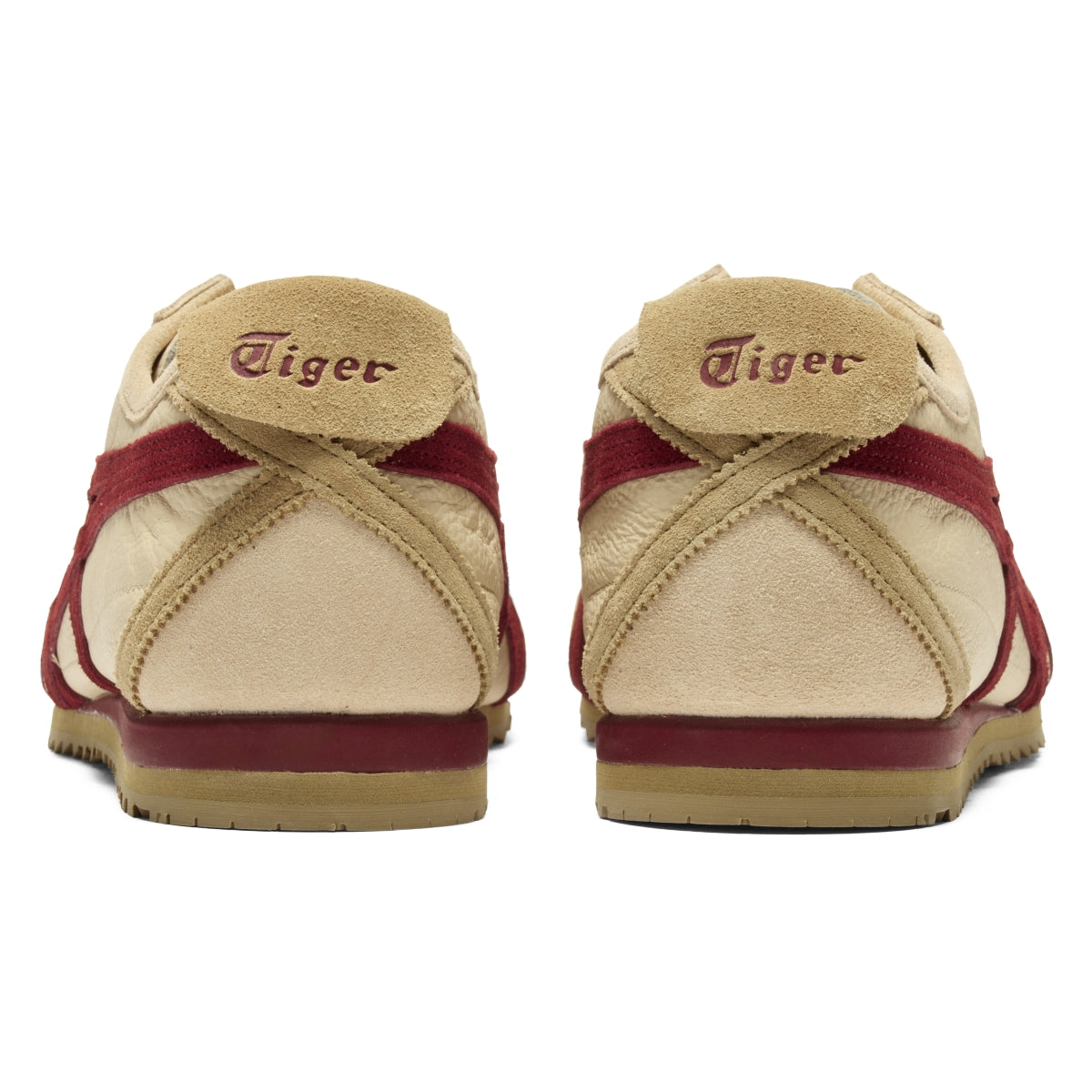 Onitsuka Tiger Mexico 66 SD VIN Beige/Beet Juice — Unisex Deluxe Leather Sneakers