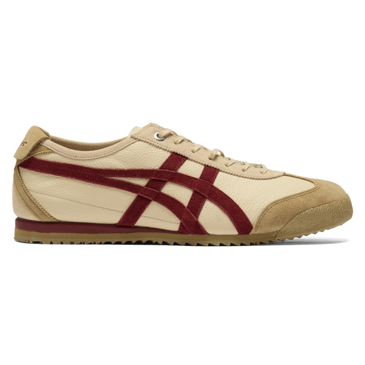 Onitsuka Tiger Mexico 66 SD VIN Beige/Beet Juice — Unisex Deluxe Leather Sneakers