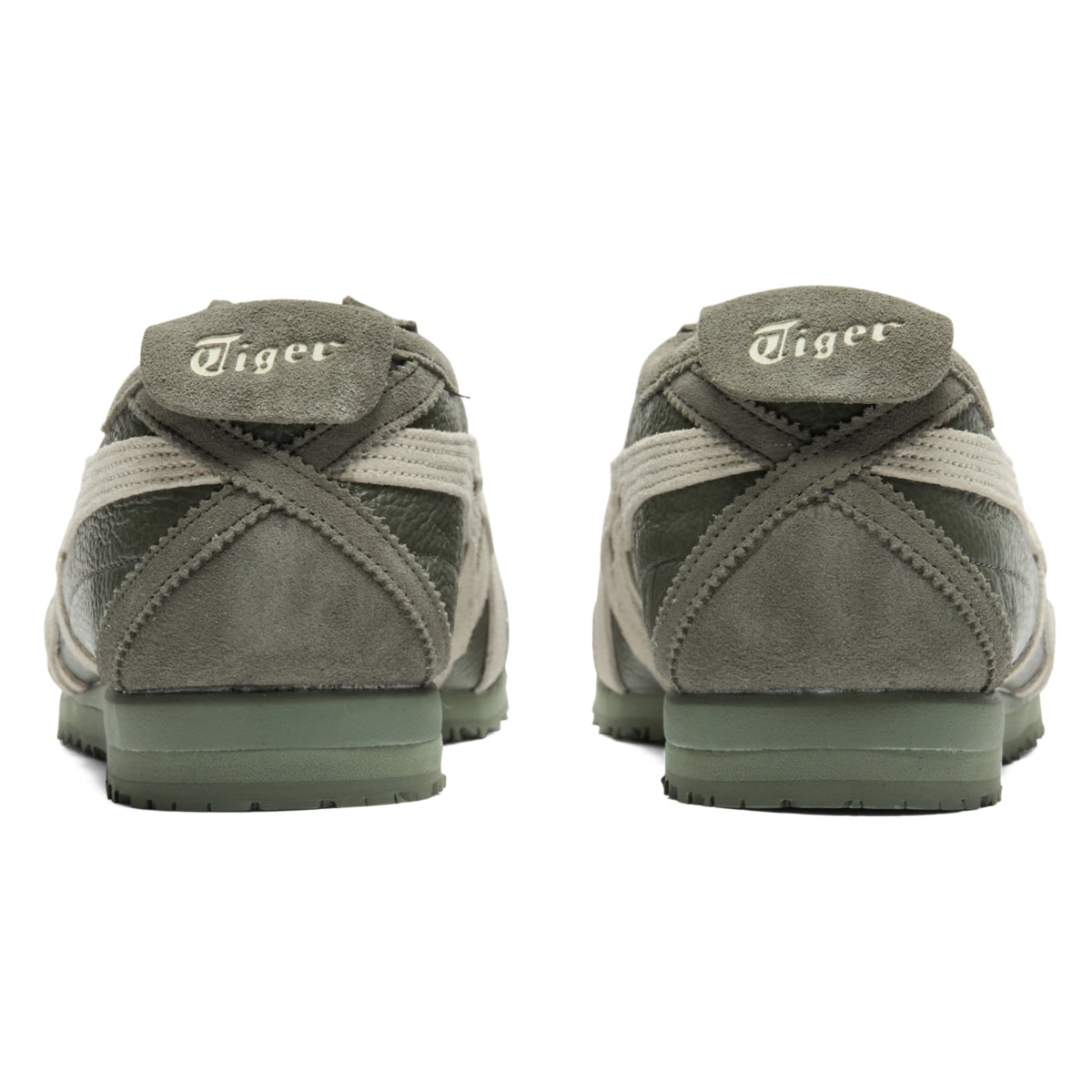 Onitsuka Tiger Mexico 66 SD VIN Mantle Green/Ivory — Unisex Deluxe Leather Sneakers