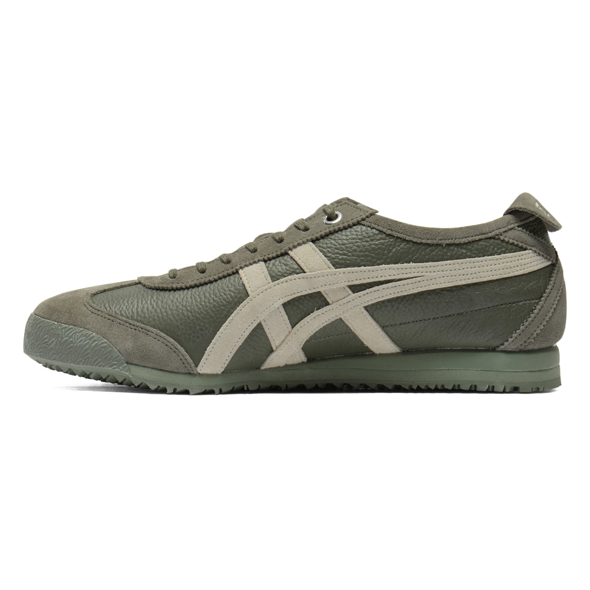 Onitsuka Tiger Mexico 66 SD VIN Mantle Green/Ivory — Unisex Deluxe Leather Sneakers