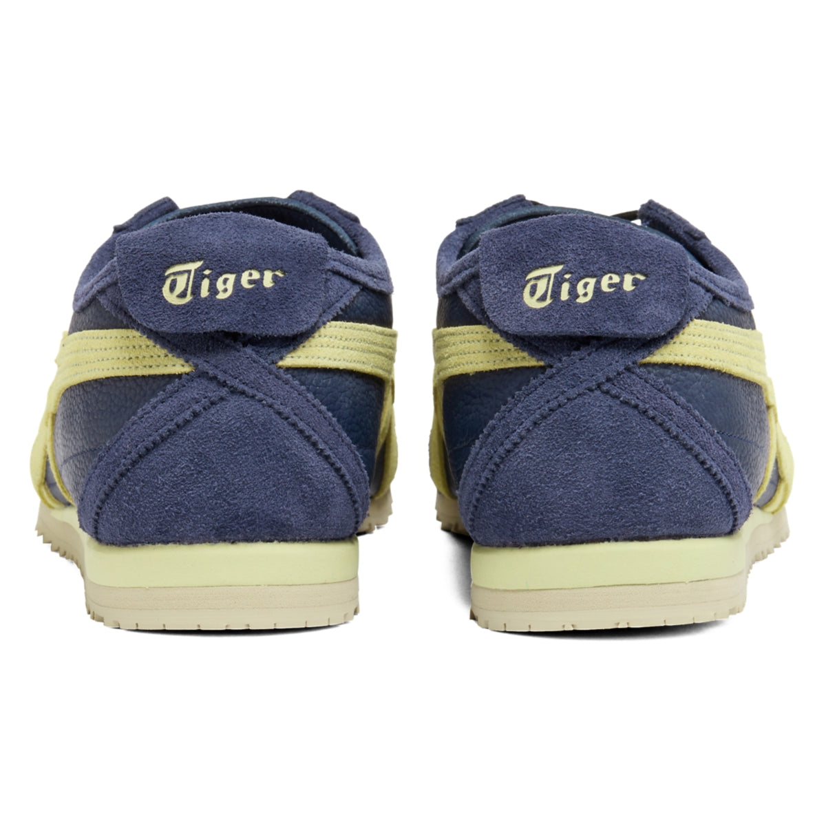 Onitsuka Tiger Mexico 66 SD VIN Peacoat/Wheat Yellow — Unisex Deluxe Leather Sneakers