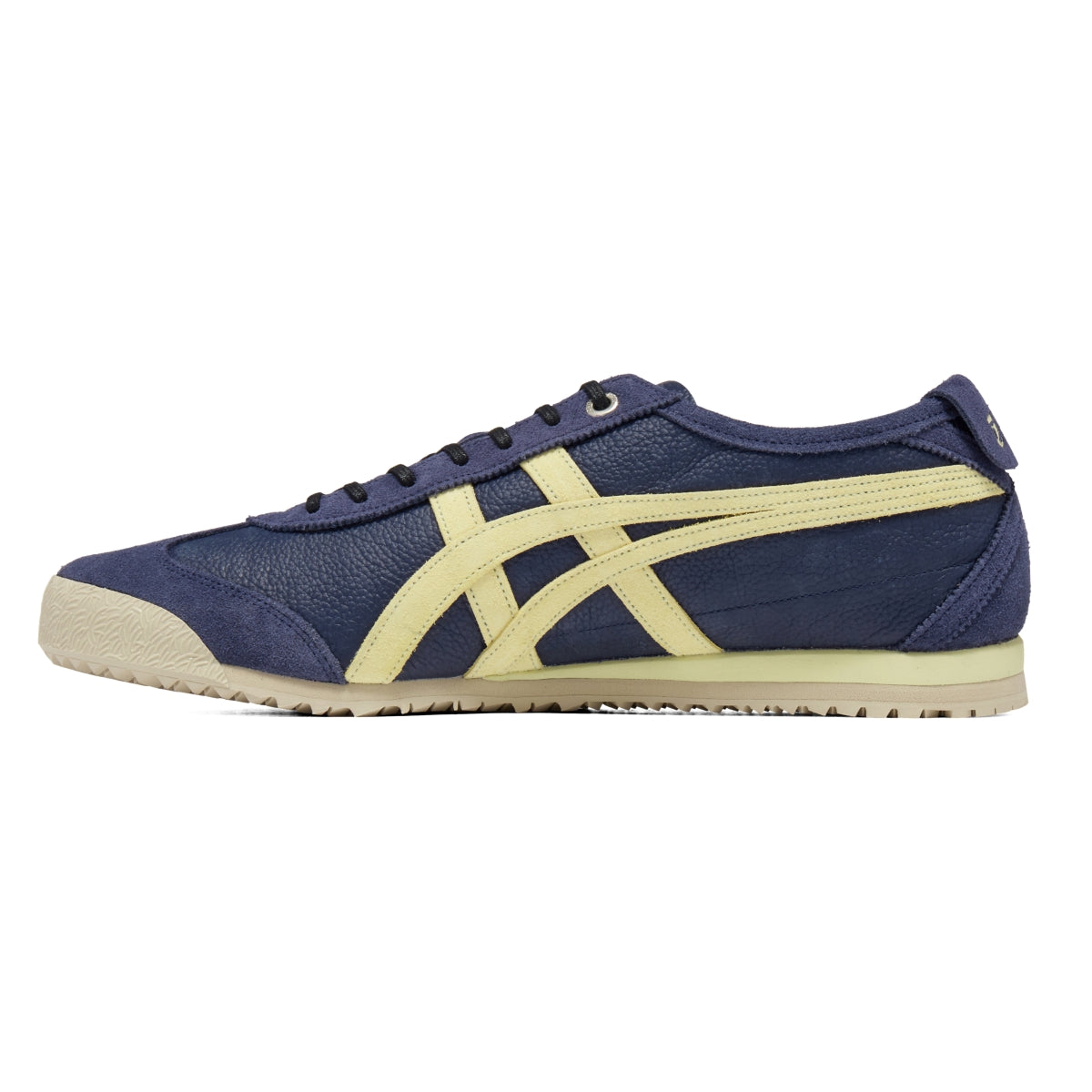 Onitsuka Tiger Mexico 66 SD VIN Peacoat/Wheat Yellow — Unisex Deluxe Leather Sneakers