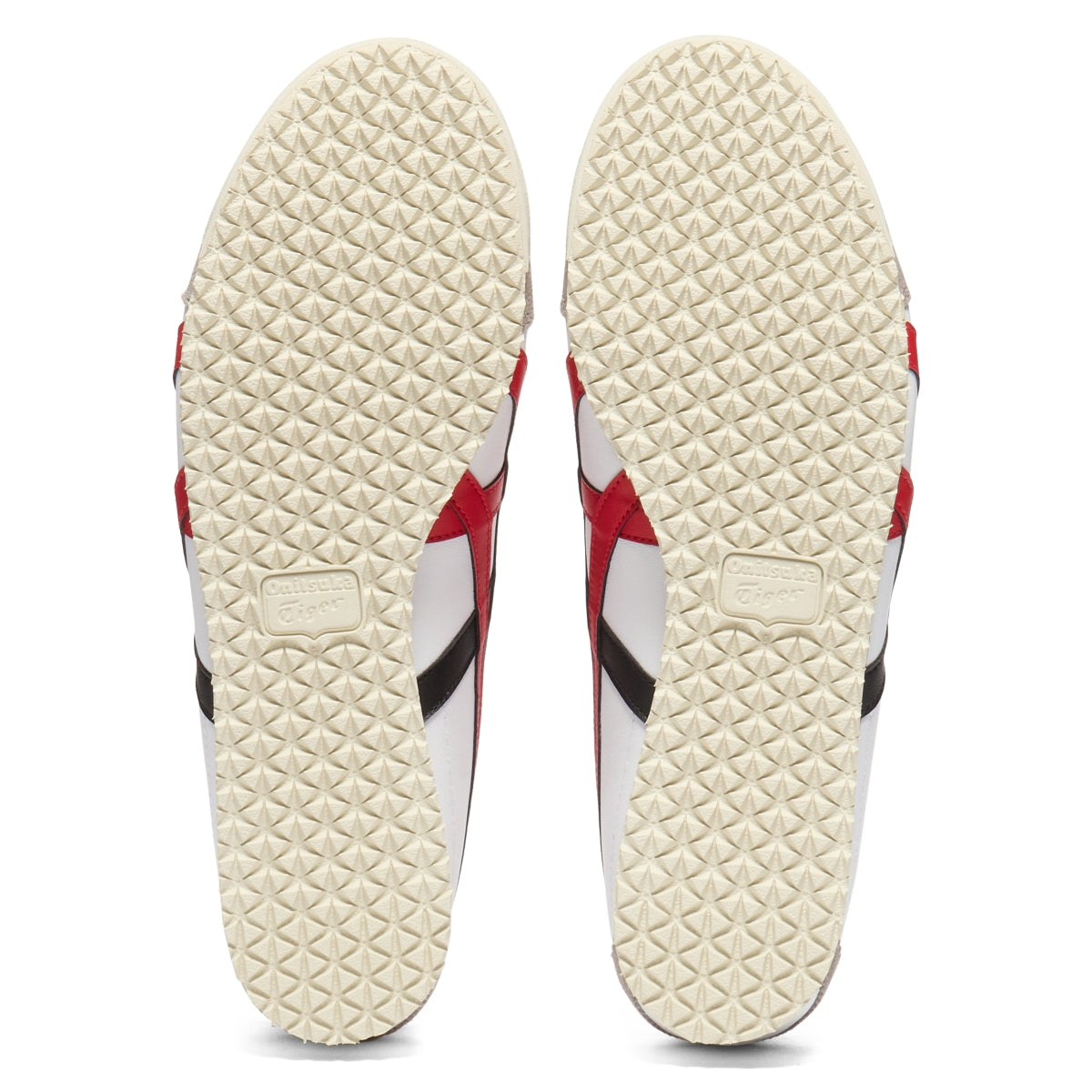Onitsuka Tiger Mexico 66 White/Classic Red — Unisex Leather Sneakers