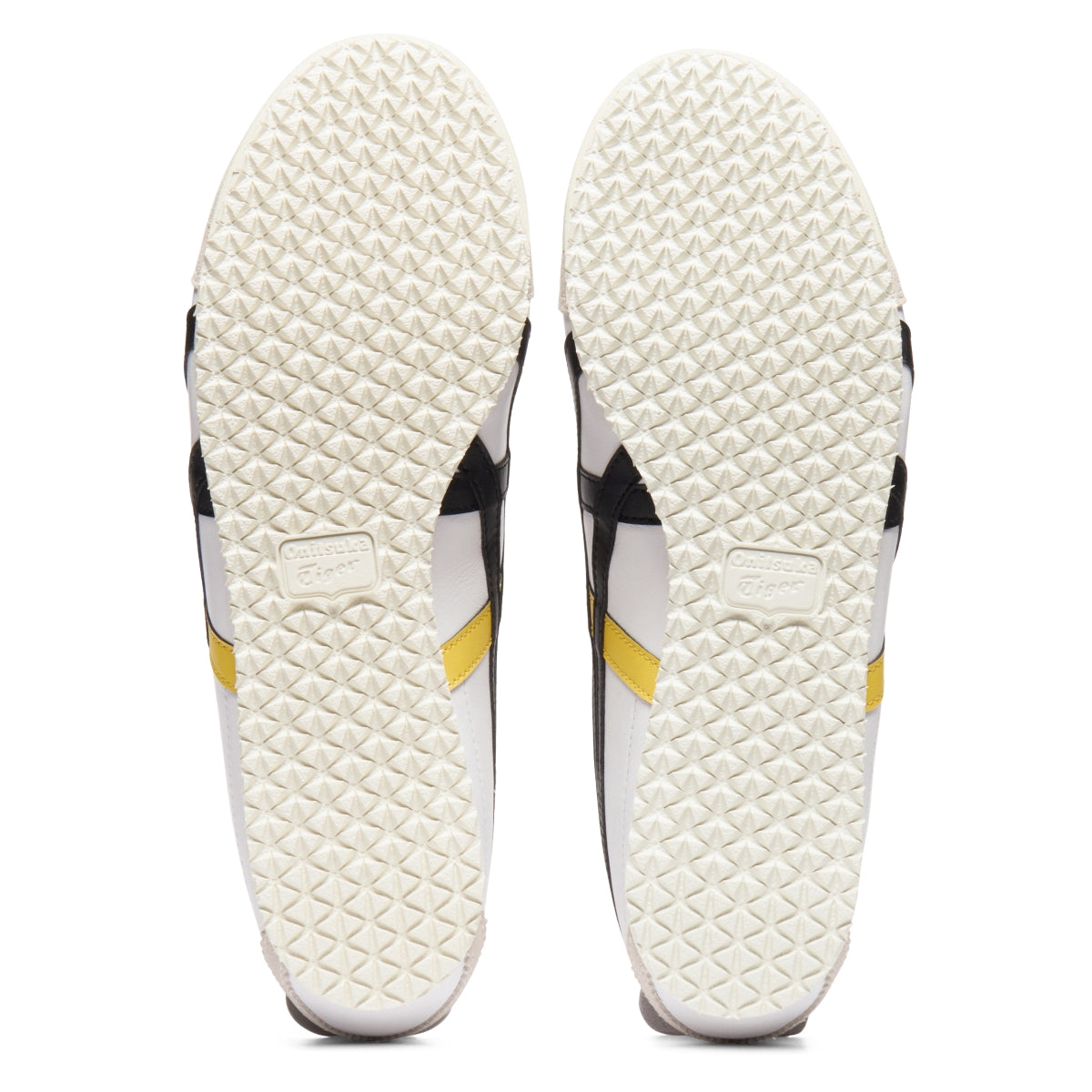 Onitsuka Tiger Mexico 66 White/Sunflower Yellow — Unisex Leather Sneakers