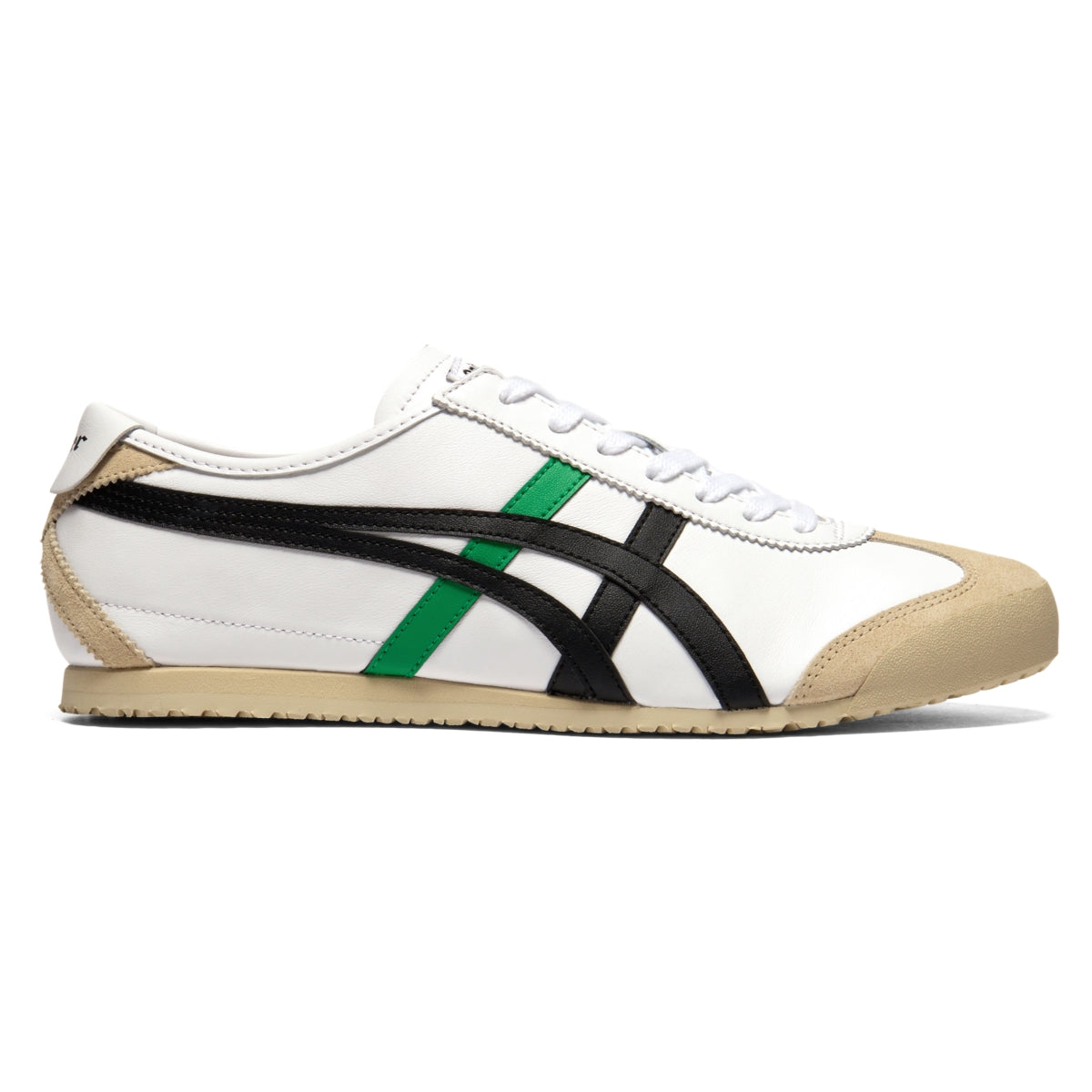 Onitsuka Tiger Mexico 66 White/Cilantro — Unisex Leather Sneakers