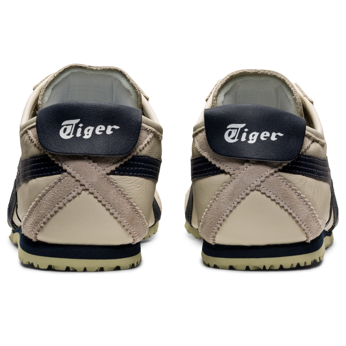Onitsuka Tiger Mexico 66 Birch/Peacoat — Unisex Leather Sneakers