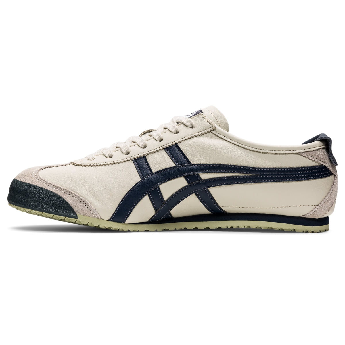 Onitsuka Tiger Mexico 66 Birch/Peacoat — Unisex Leather Sneakers