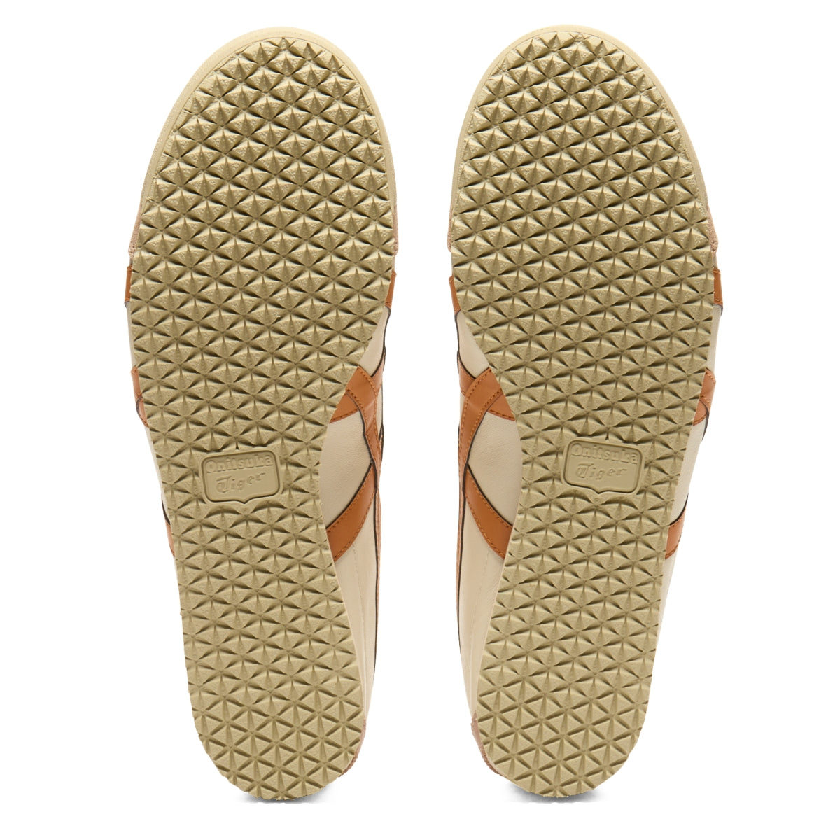 Onitsuka Tiger Mexico 66 Birch/Rust Orange — Unisex Leather Sneakers