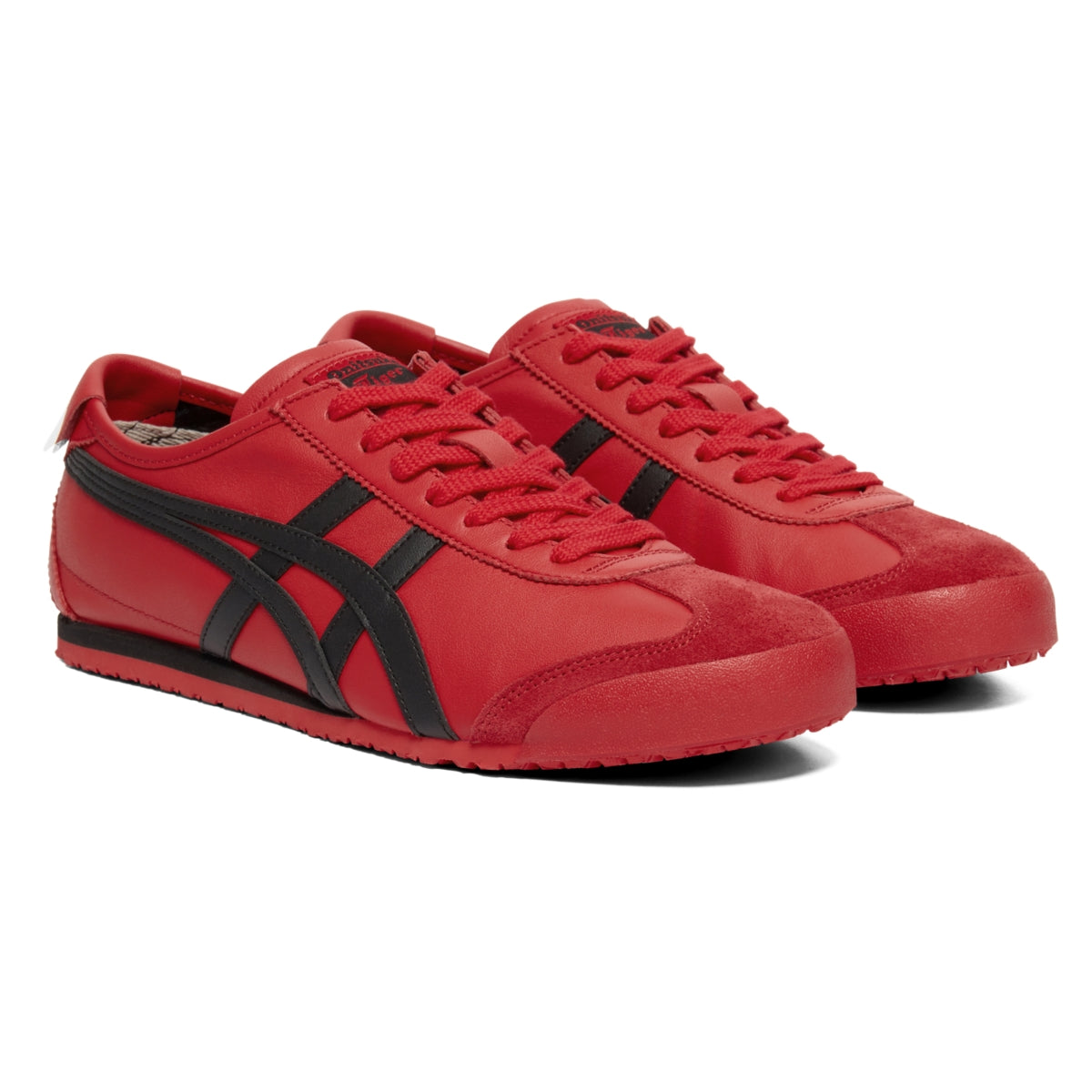 Onitsuka Tiger Mexico 66 Classic Red/Black — Unisex Leather Sneakers