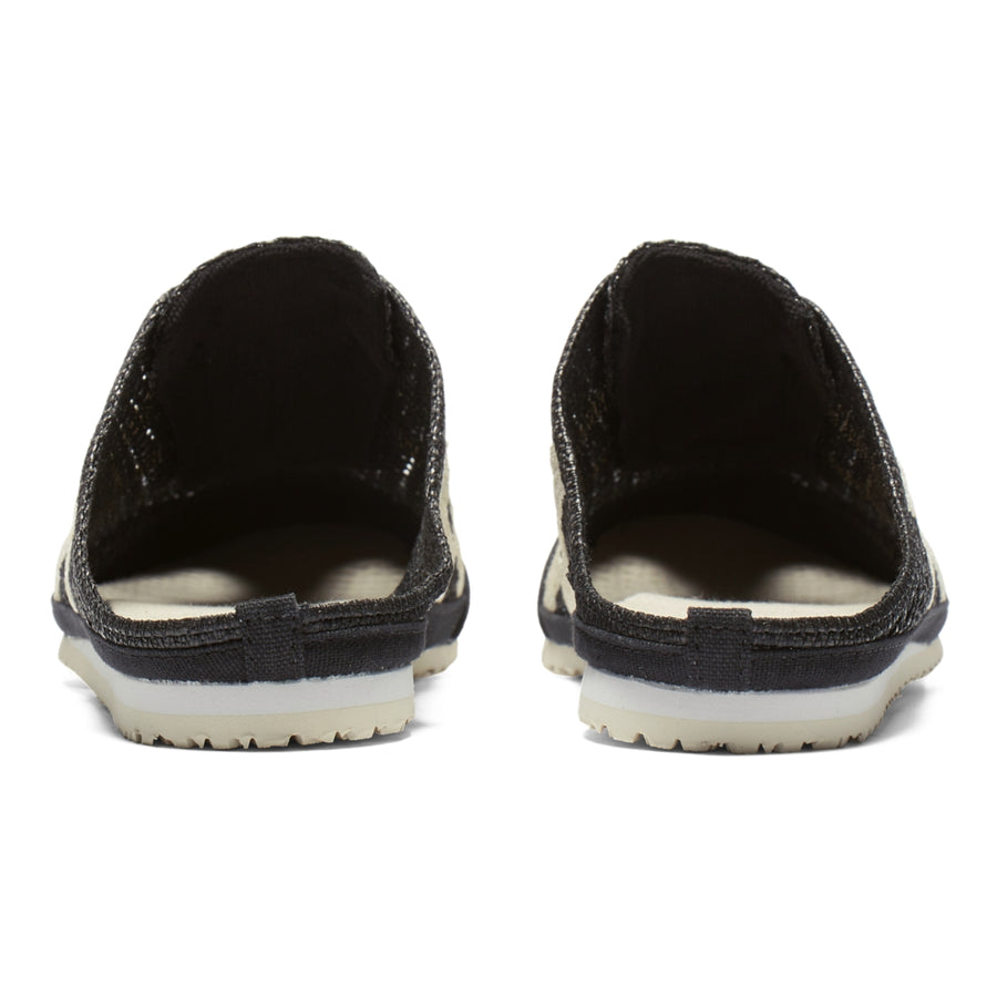 Onitsuka Tiger Mexico 66 Sabot Black/Cream — Unisex Slip-On Mule Sneakers