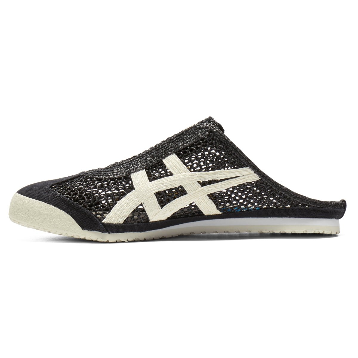 Onitsuka Tiger Mexico 66 Sabot Black/Cream — Unisex Slip-On Mule Sneakers