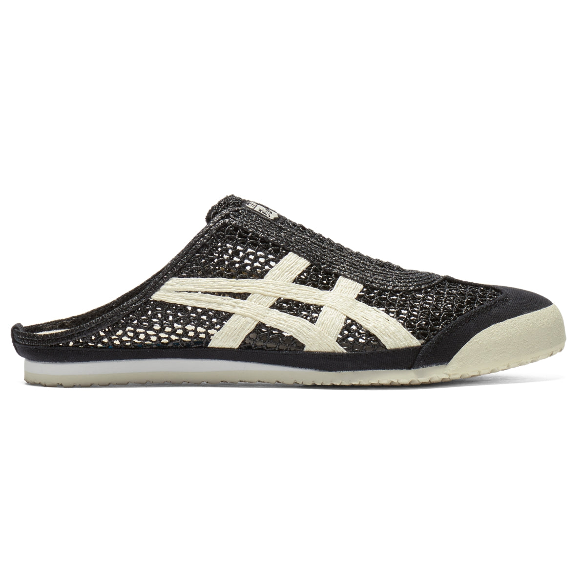 Onitsuka Tiger Mexico 66 Sabot Black/Cream — Unisex Slip-On Mule Sneakers