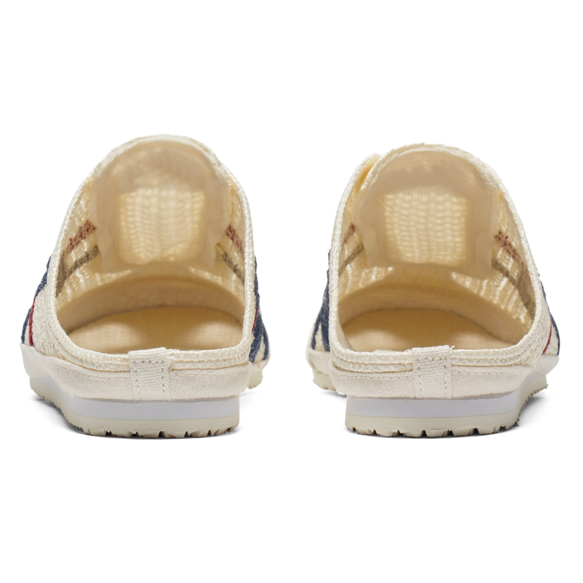 Onitsuka Tiger Mexico 66 Sabot Cream/Mako Blue — Unisex Slip-On Mule Sneakers