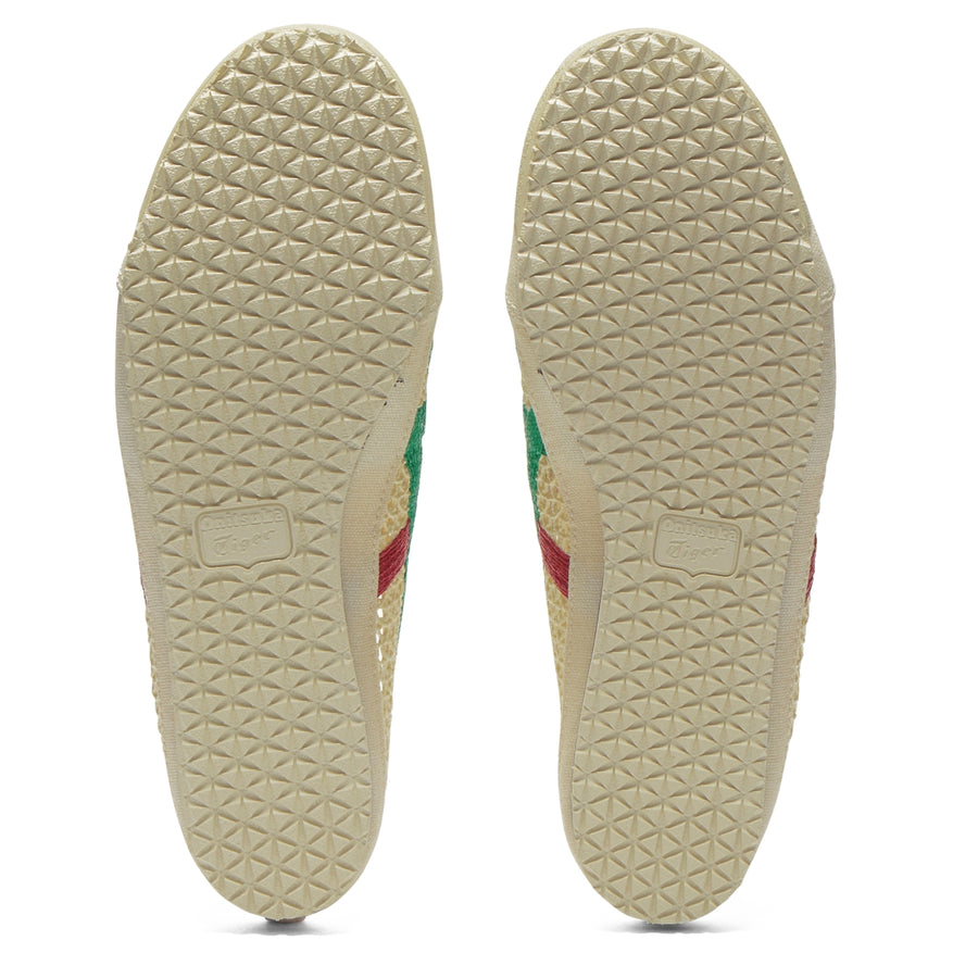 Onitsuka Tiger Mexico 66 Sabot Cream/Kale — Unisex Slip-On Mule Sneakers