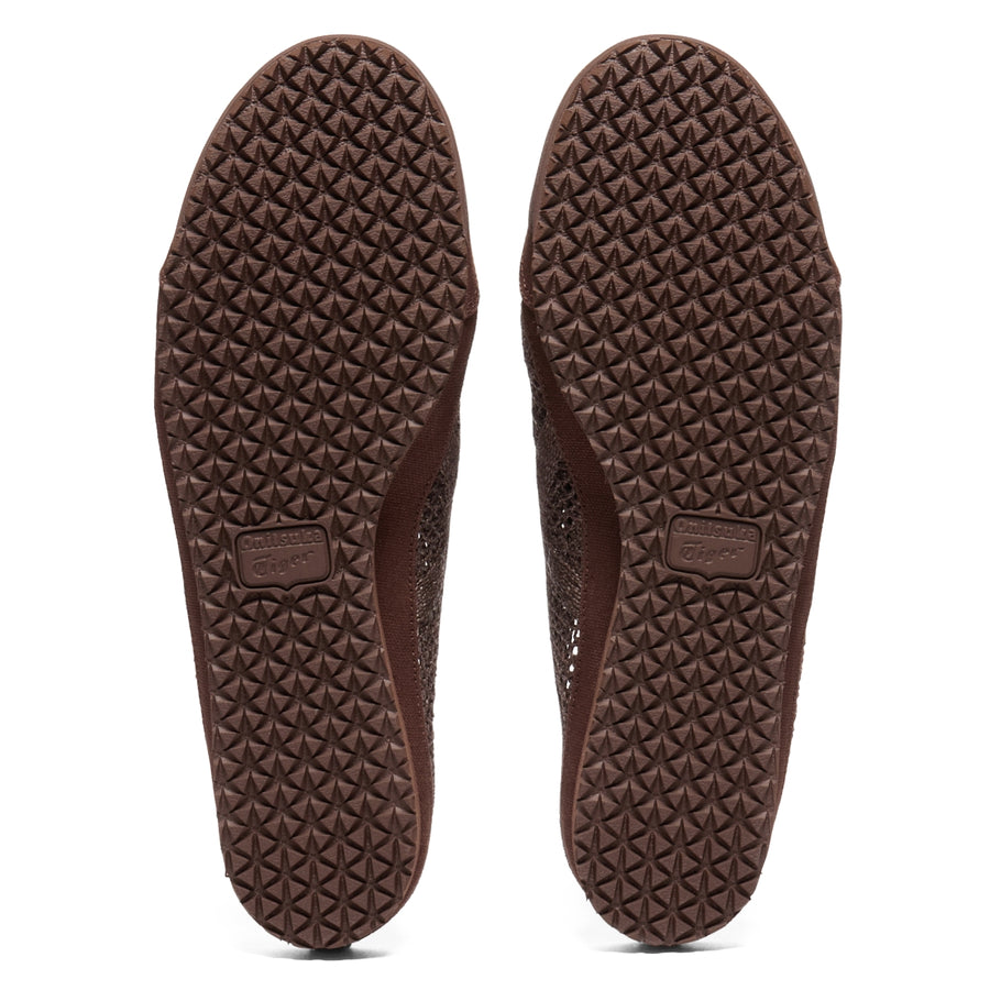 Onitsuka Tiger Mexico 66 Sabot Dark Brown — Unisex Slip-On Mule Sneakers
