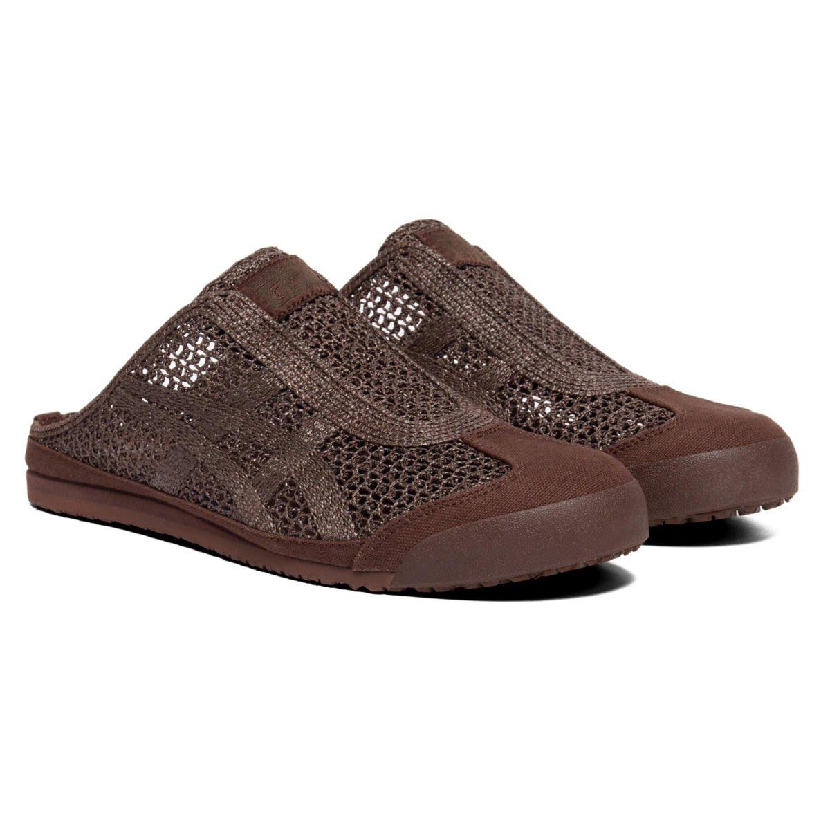 Onitsuka Tiger Mexico 66 Sabot Dark Brown — Unisex Slip-On Mule Sneakers