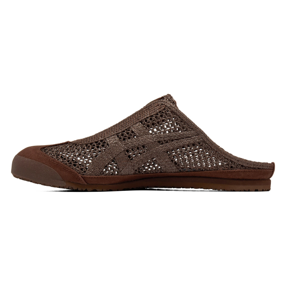 Onitsuka Tiger Mexico 66 Sabot Dark Brown — Unisex Slip-On Mule Sneakers