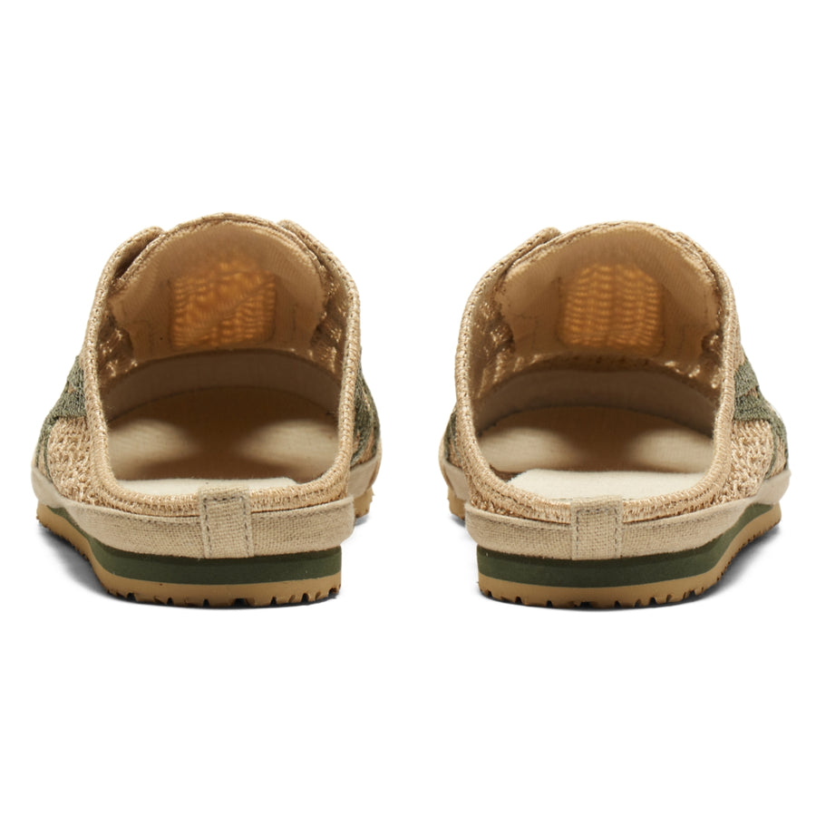 Onitsuka Tiger Mexico 66 Sabot Beige/Green — Unisex Slip-On Mule Sneakers