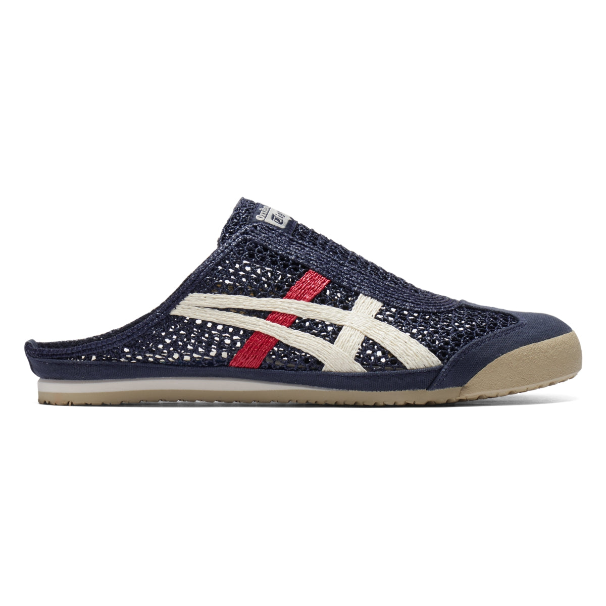 Onitsuka Tiger Mexico 66 Sabot Iron Navy/Cream — Unisex Slip-On Mule Sneakers