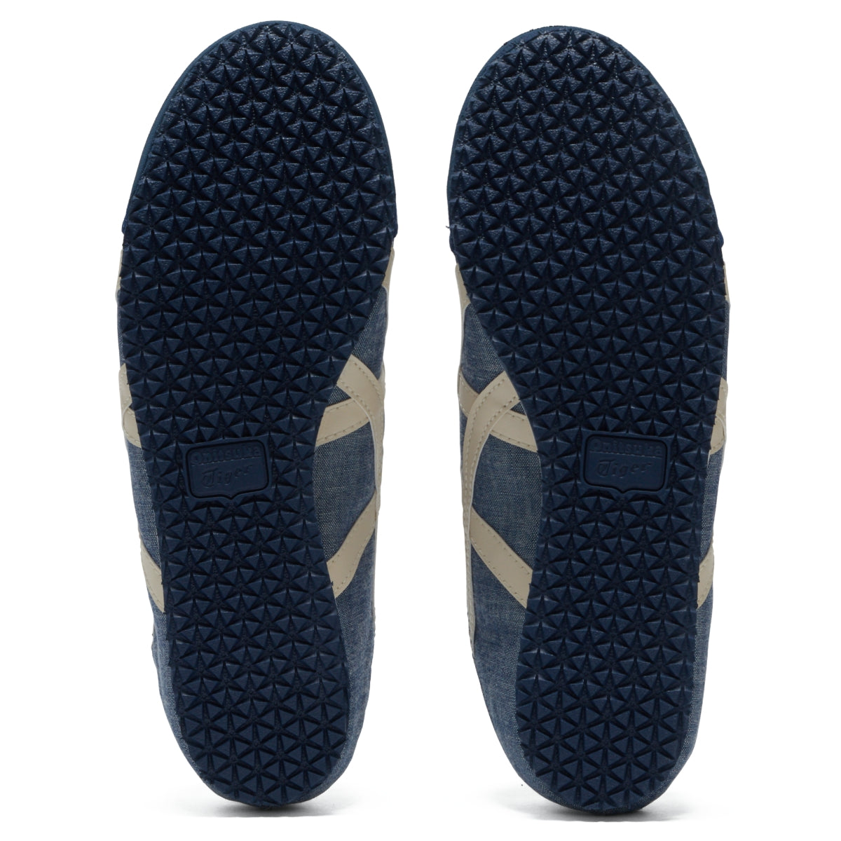 Onitsuka Tiger Mexico 66 Paraty Blue Chambray/Natural — Unisex Slip-On Sneakers