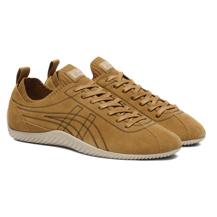 Onitsuka Tiger SCLAW Tan Presidio/Black Coffee — Unisex Sport Sandals