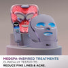 Shark™ CryoGlow™ Red Blue & Infrared iQLED Face Mask & Under Eye Cooling w/ Charging Stand (Lilac Chill)